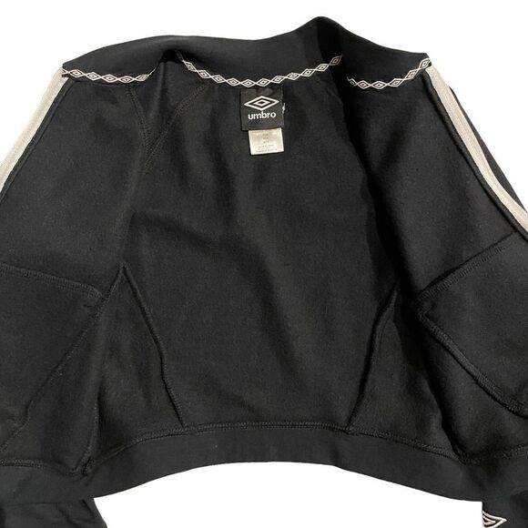 Nwt Umbro Black Zip Sweatshirt Girls 7-8 - Picture 3 of 6